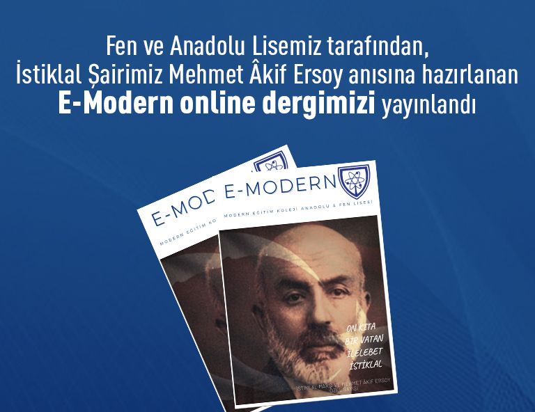 E-Modern Online Dergimiz Yaynland