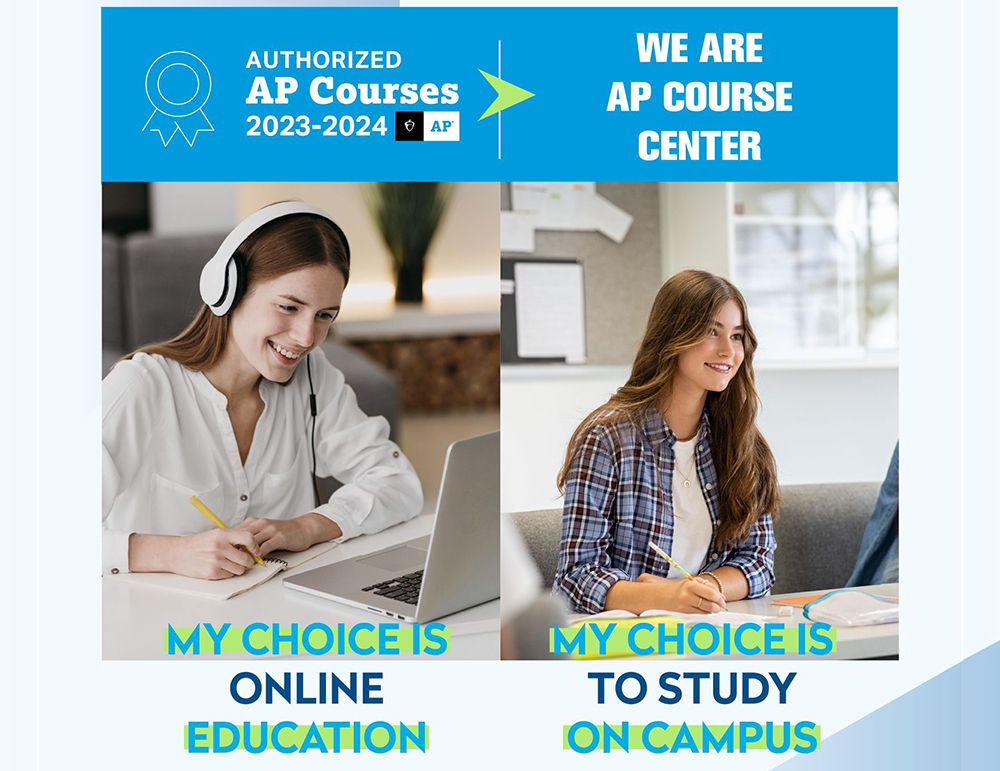 We are an AP courses center.