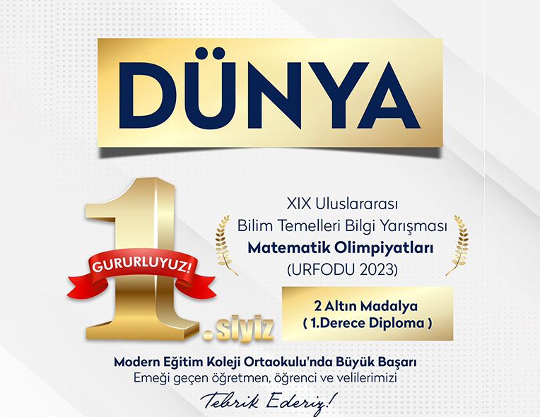 DÜNYA 1.SİYİZ (Matematik Olimpiyatları)