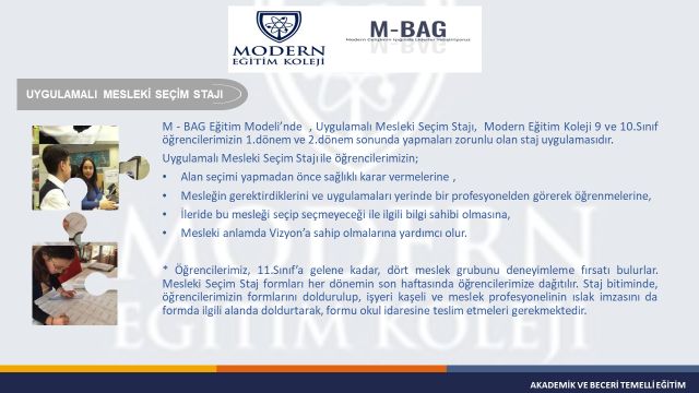 UYGULAMALI MESLEK SEM STAJI